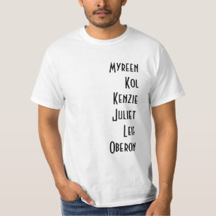 Le t-shirt de la distribution de Shifter Academy