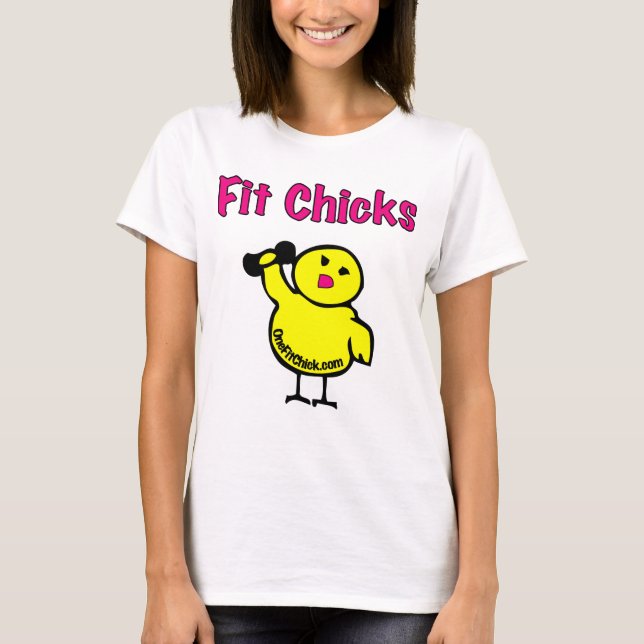Le T-shirt de la femme convenable de poussins (Devant)