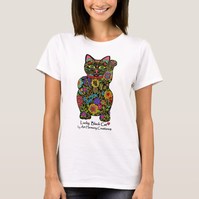 Le T-shirt de la femme de Maneki Neko (Devant)