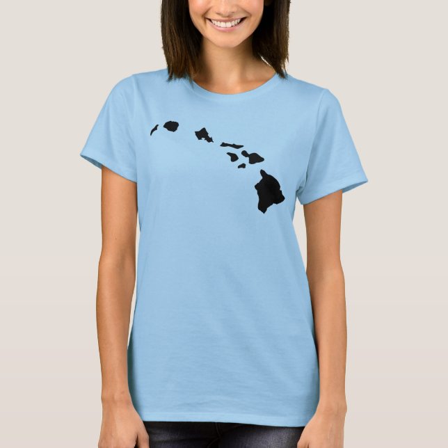 le T-shirt de la femme d'Hawaï (Devant)