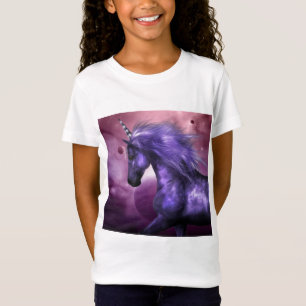 Le T-shirt de la fille de licorne