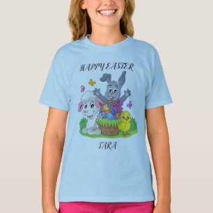 Le T-shirt de la fille de puzzle, agneau et puzzle