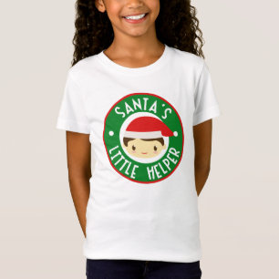 Le T-shirt de la petite fille de l'aide de Père