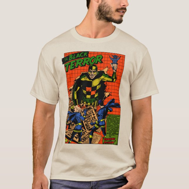 Le T-shirt de la terreur noire des années 1940 (Devant)