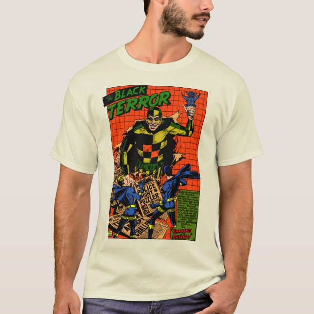 Le T-shirt de la terreur noire des années 1940 (Devant)