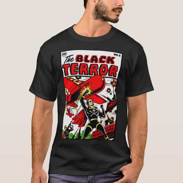 Le T-shirt de la terreur noire des années 1940 (Devant)