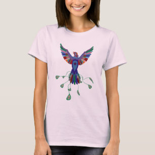 Le T-shirt de Ladie organique d'étoile de Phoenix