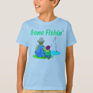 Le T-shirt de l'enfant allé de Fishin