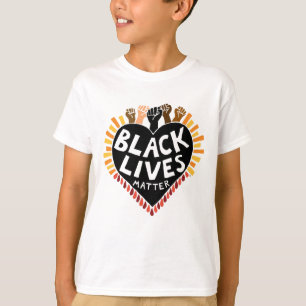 Le T-shirt de l'enfant Black Lives Matter (lumière