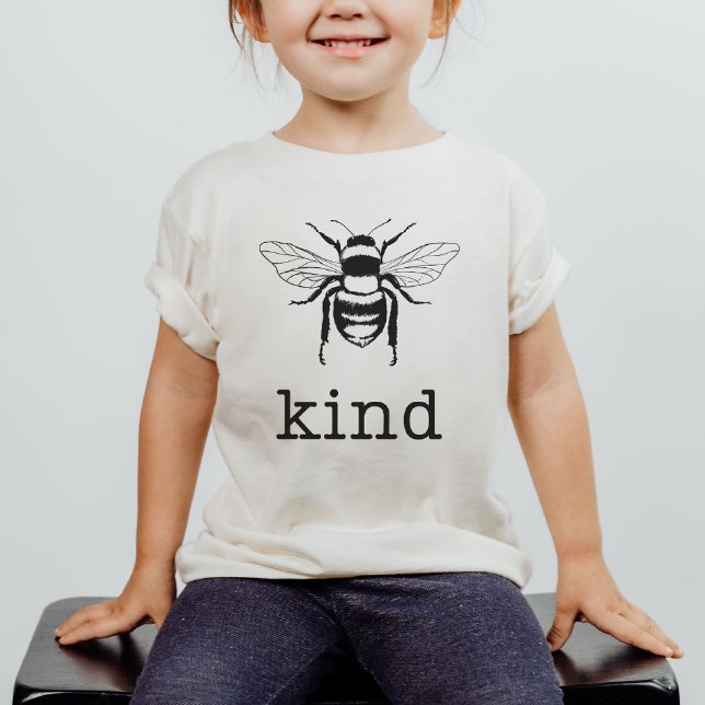 Le T-shirt de l'enfant Christian Bee Kind (Créateur téléchargé)
