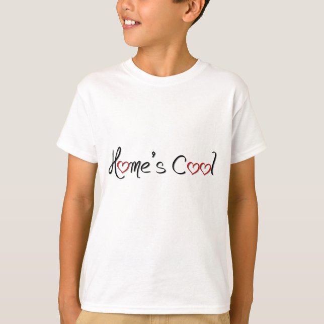 Le T-shirt de l'enfant Cool de la maison (Devant)