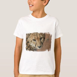 Le T-shirt de l'enfant de chat de guépard