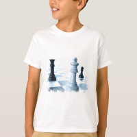 Le T-shirt de l'enfant de conception d'échecs