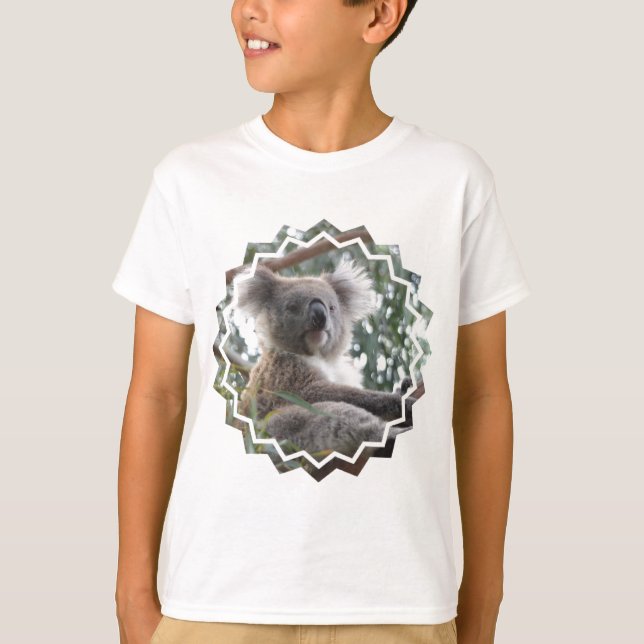 Le T-shirt de l'enfant de faits d'ours de koala (Devant)