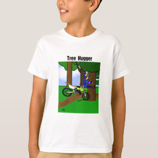 Le T-shirt de l'enfant de Hugger d'arbre de vélo