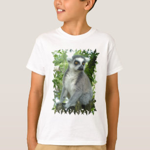 Le T-shirt de l'enfant de lémur du Madagascar