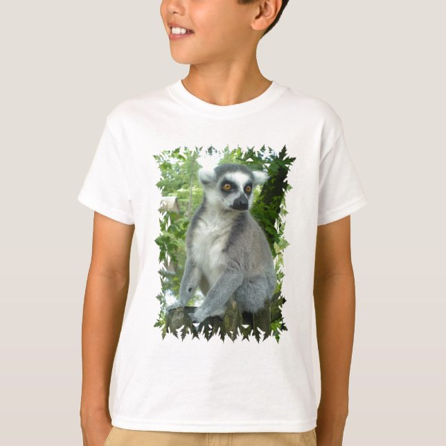 Le T-shirt de l'enfant de lémur du Madagascar (Devant)