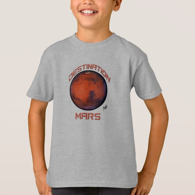 Le T-shirt de l'enfant de Mars de destination (Devant)