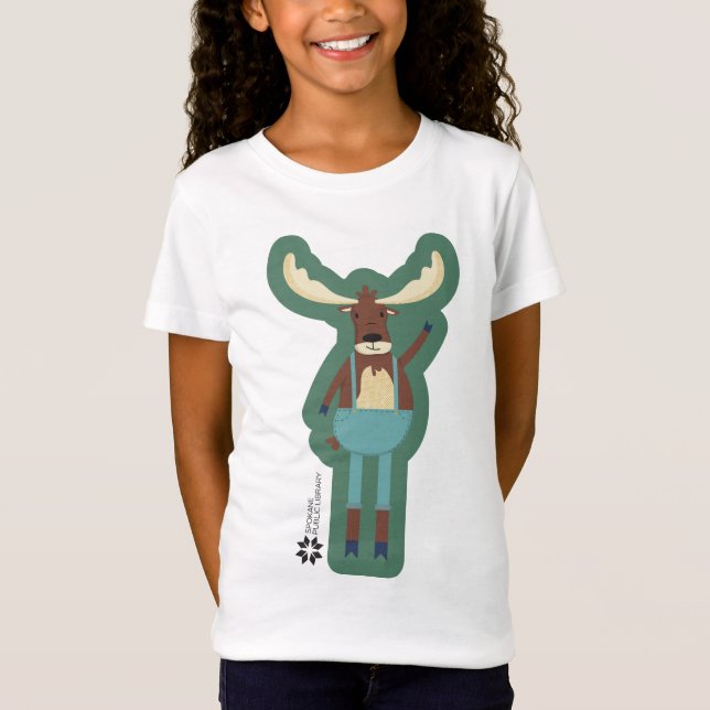 Le T-shirt de l'enfant de Moose Market (Devant)