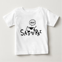 Le T-shirt de l'enfant drôle - samouraï (SA-MOO !