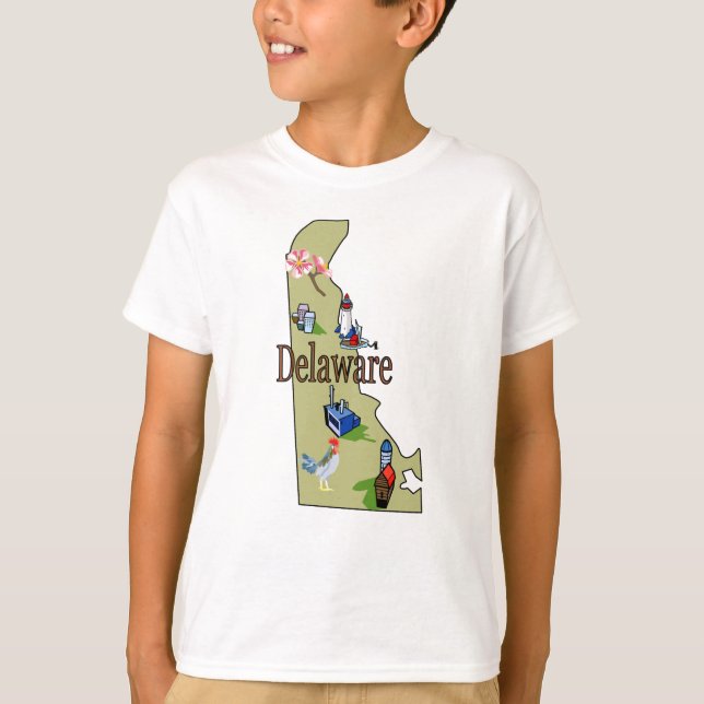 Le T-shirt de l'enfant du Delaware (Devant)