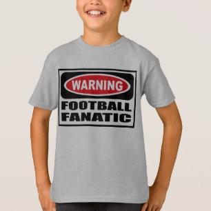 Le T-shirt de l'enfant FANATIQUE du FOOTBALL
