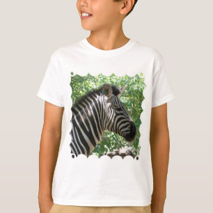 Le T-shirt de l'enfant mignon de zèbre