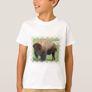 Le T-shirt de l'enfant nord-américain de bison
