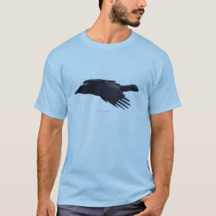 Le T-shirt de l'oiseau du Corbeau noir volant