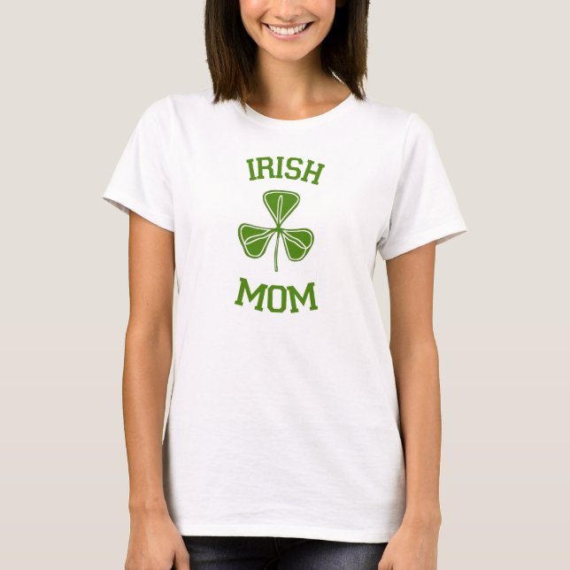 Le T-shirt de maman des femmes irlandaises de vert (Devant)