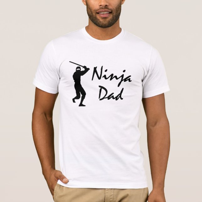 Le T-shirt de papa de Ninja pour la fête des pères (Devant)