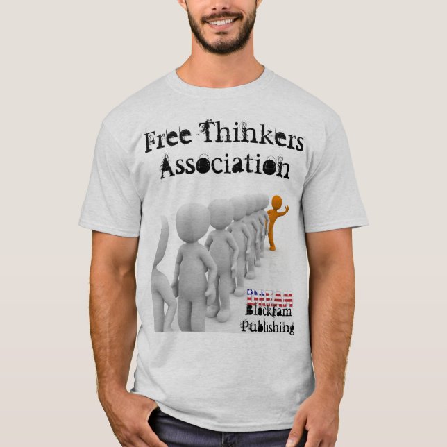 Le T-shirt de penseurs des hommes libres (Devant)