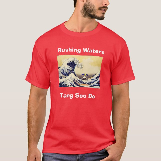 Le T-shirt de RWTSD, les eaux de précipitation, (Devant)