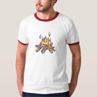 Le T-shirt de sonnerie de feu de camp