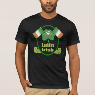 Le T-shirt de St Patrick latin d'Irlandais