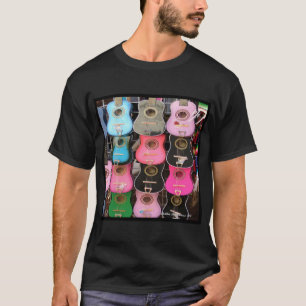 Le T-shirt de support de guitare