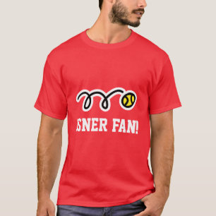 Le T-shirt de tennis de fan d'Isner pour des