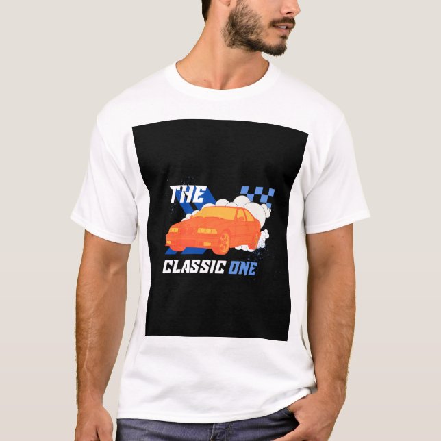 Le T-Shirt de voiture classique (Devant)