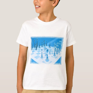 Le T-shirt d'échecs de l'enfant stratégique de j