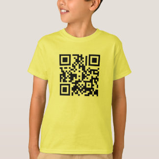 Le T-shirt d'enfants du cube | en QR