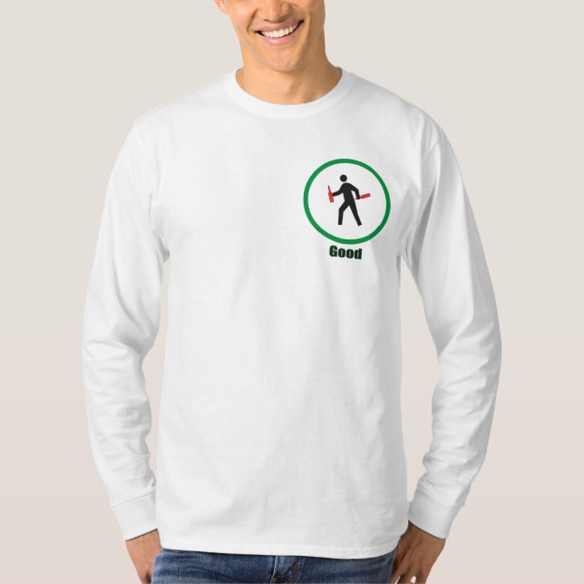 le T-shirt des bons/pas aussi bons barmans de (Devant)