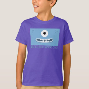 Le T-shirt des enfants de bleu de Dah de pièce en