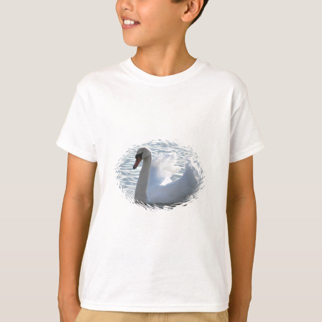 Le T-shirt des enfants de cygne de trompette (Devant)