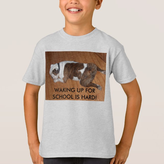 Le T-shirt des enfants de De nouveau-School (Devant)