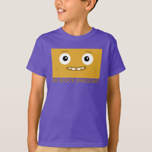 Le T-shirt des enfants de jaune de bande