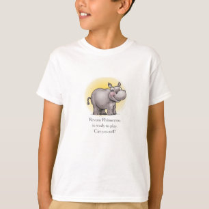 Le T-shirt des enfants de rhinocéros de Revony