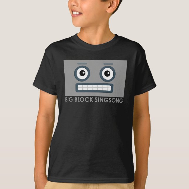 Le T-shirt des enfants de robot de BBSS (Devant)