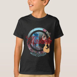 Le T-shirt des enfants de ville de musique de