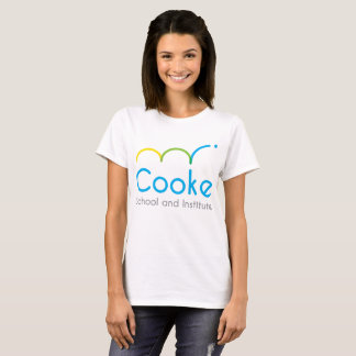 Le T-shirt des femmes avec le logo de Cooke -