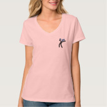 Le T-shirt des femmes avec le petit chevalier ivre